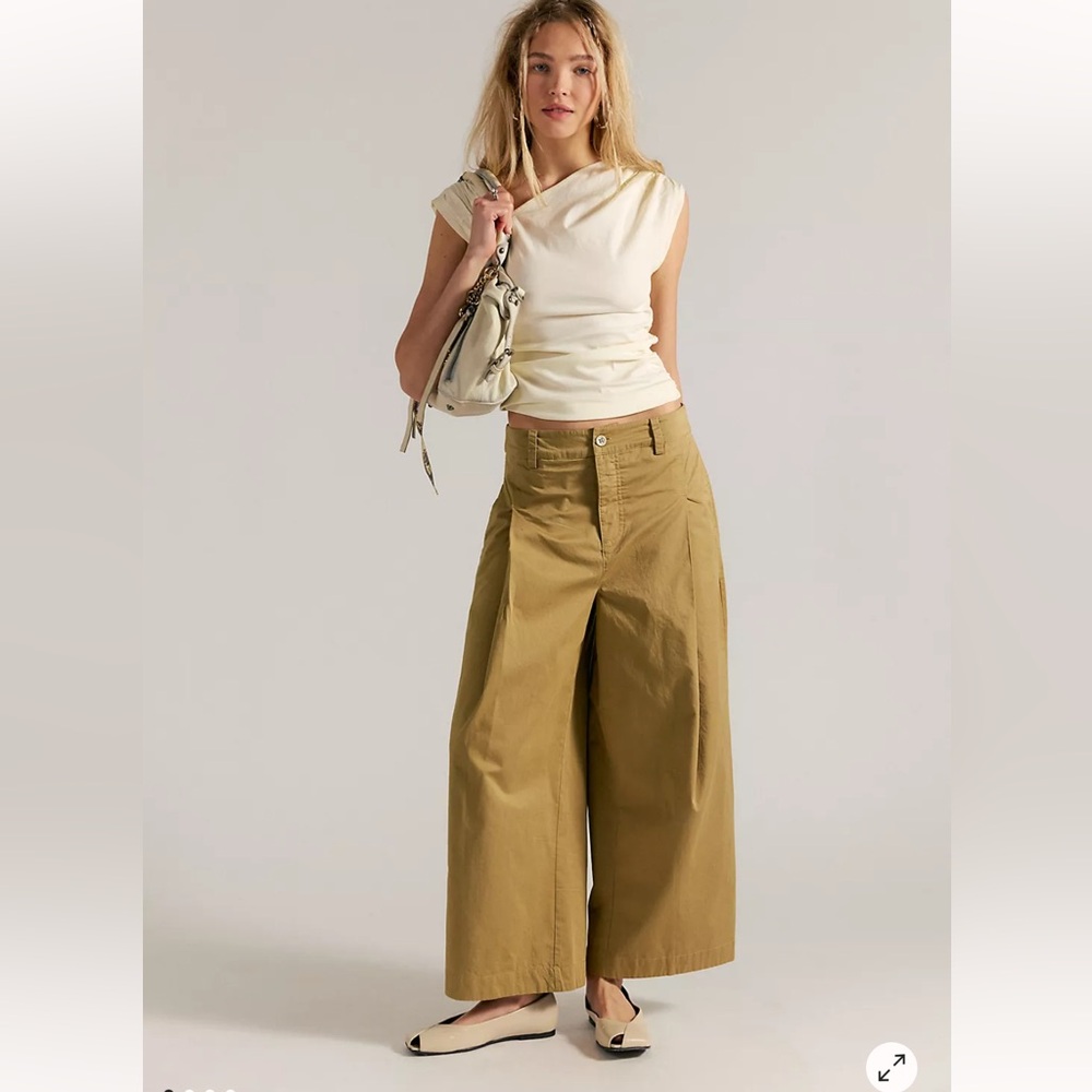 FP Movement by Free People Silverlake Chino - color Dill seed - Picture 1 of 5